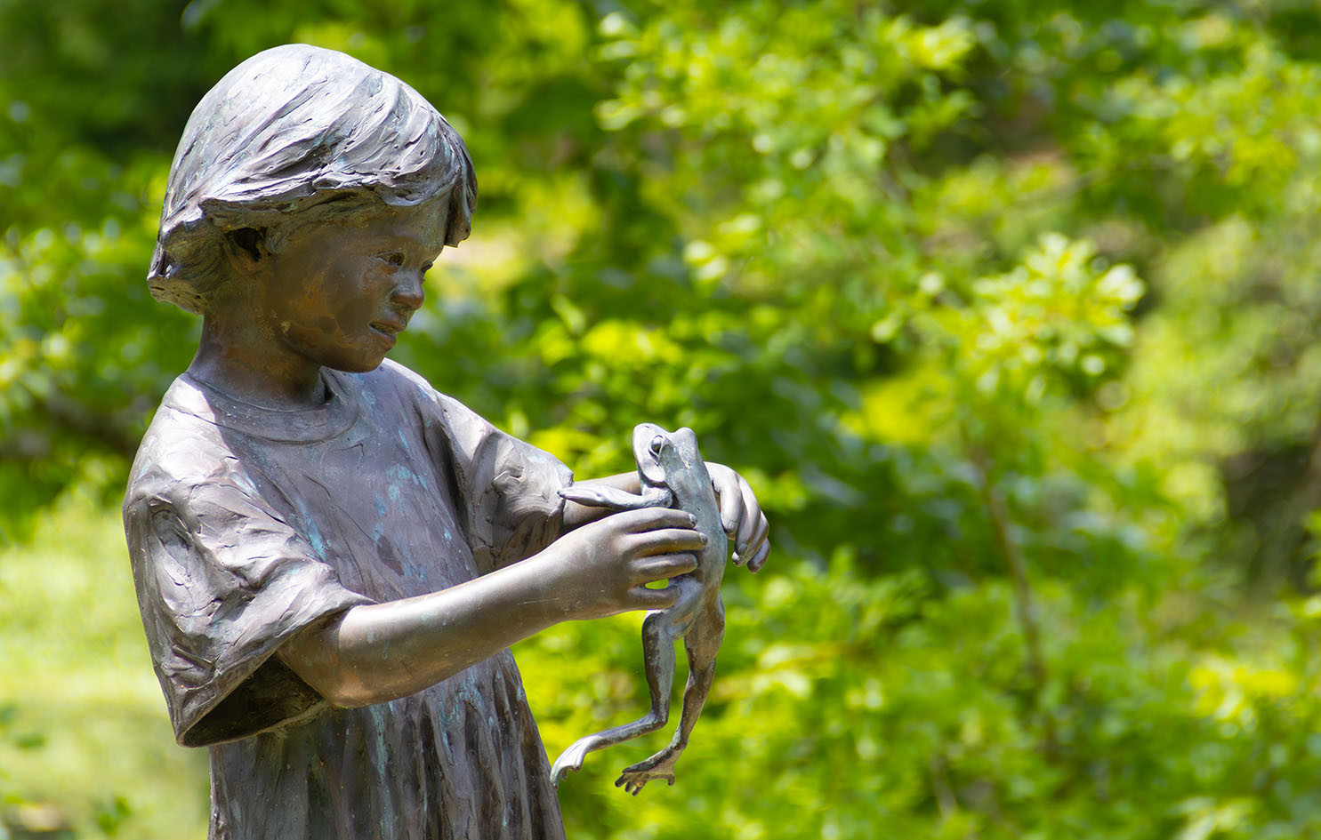 Statue at McCord Park